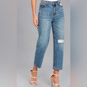 Classic Blue Ankle Jeans